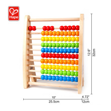 Hape Brand Hot Sale High Quality Practice Color Recognition Selling Wooden Abacus